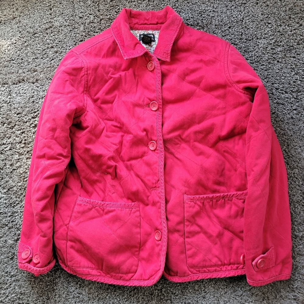 Guide Series Jacket Red Button Up Missing Button … - image 2